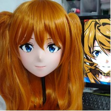 (GLA062)Customize Character'! Female/Girl Resin Full/Half Head With Lock Anime Cosplay Japanese Animego Kigurumi Mask